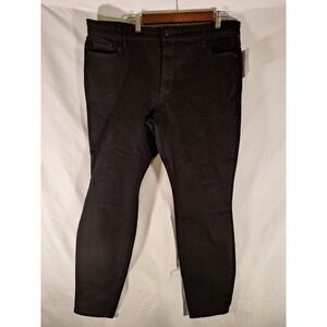 Old Navy Rockstar‎ Super Skinny High-Rise Black Jeans - Womens 20 Short